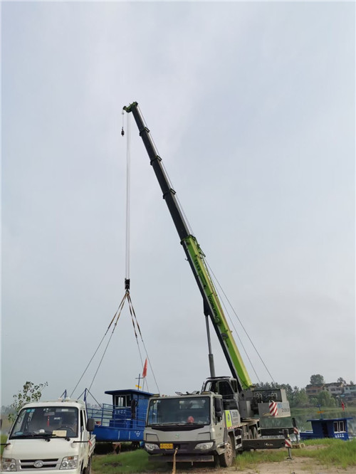 巴东县桥梁建设吊装案例